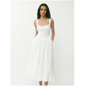 Reformation Balia Linen Dress